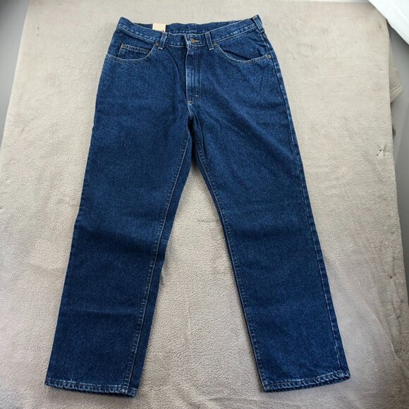 NWT Riders By Lee Mens Jeans Size 36x30 Classic Fit Straight Leg Blue Denim - Picture 13 of 14